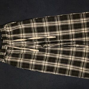 Plaid pajama pants